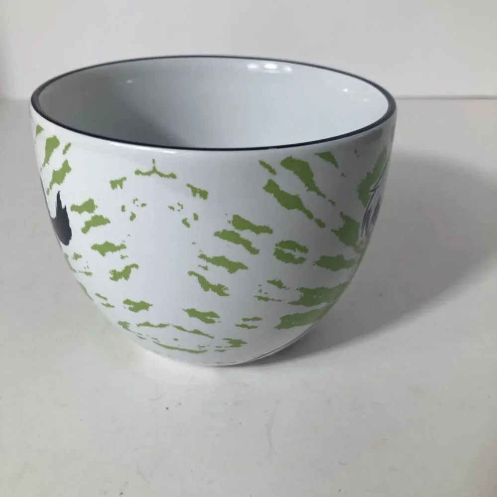 Disney Tink‎ Tinkerbell Coffee Mug White Green 3 x 4